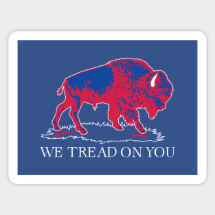 WE tread on YOU v2 Sticker